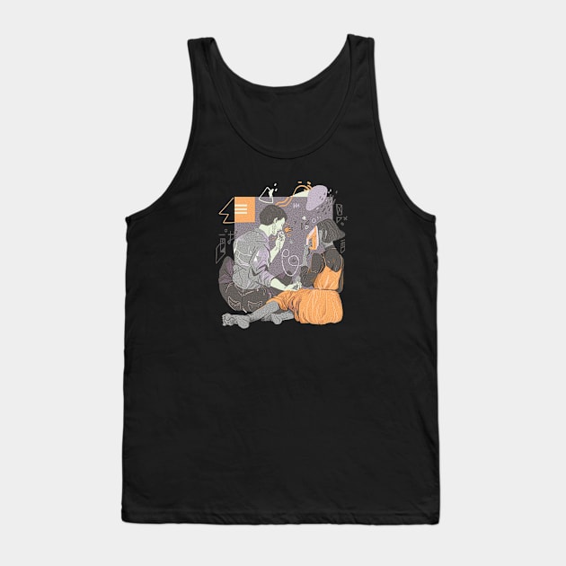 Iron Tank Top by CameliaPham